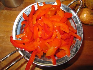 13 dræn de syltede paprika