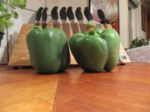 5 grøn peberfrugt
