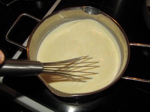 28 rør sammen med cayenne, salt og peber