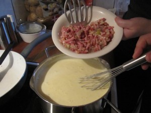 31 tilføj baconløg blandingen