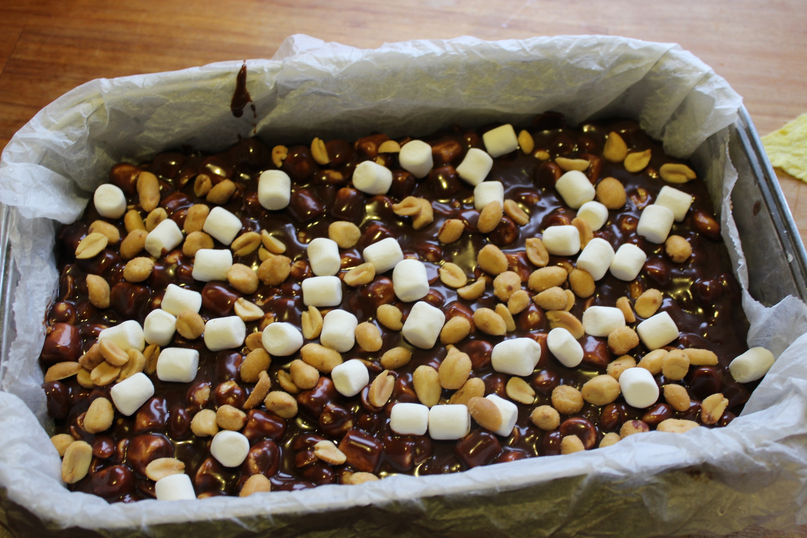 Rocky road fudge