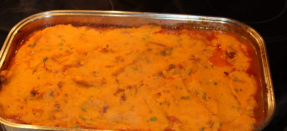 Shepherds pie med sweet potatoes