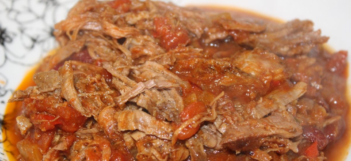 Pulled beef con carne